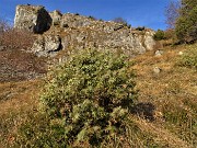 40 Dopo breve facile salita vista sul roccioso versante  sud-ovest del Corno Zuccone 